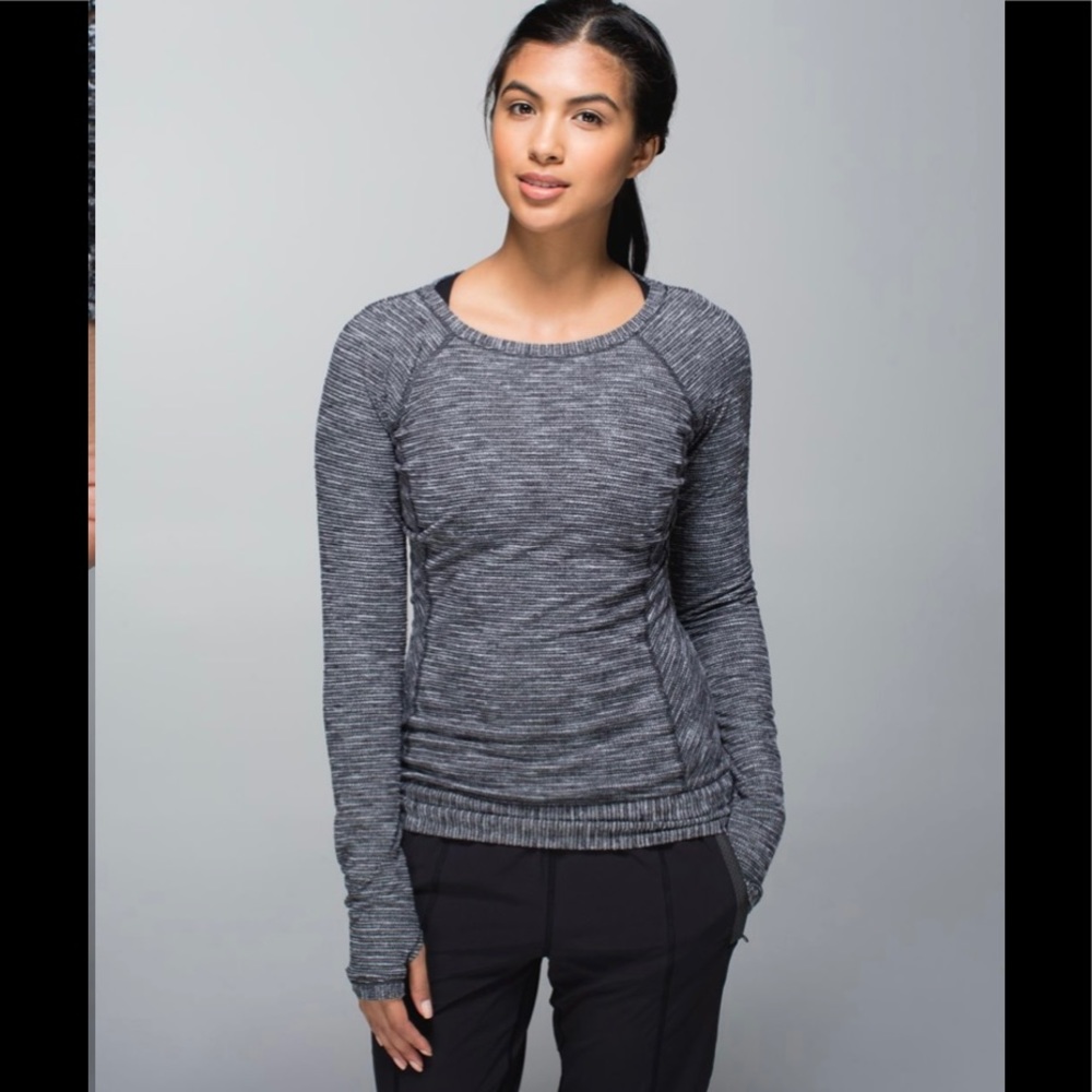 Lululemon Race Your Pace Long Sleeve Coco Pique